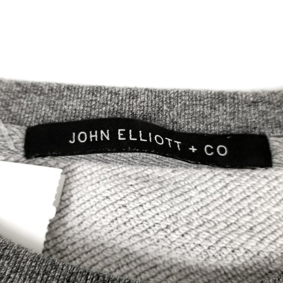 John Elliott Villain Crew Gray Sweatshirt - Picture 6 of 7